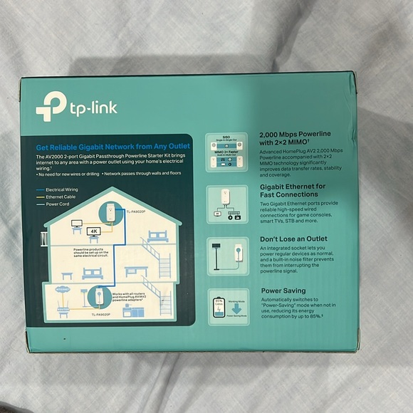 TP-Link AV2000 Powerline Adapter - Picture 4 of 6